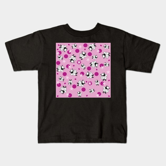 Dancing Pinky Kids T-Shirt by PandaChronicle